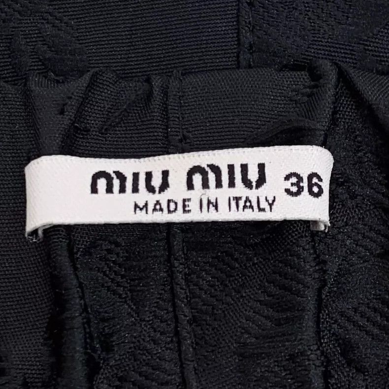 Miu Miu MiuMiu Black Floral Embroidery Casual Shorts Size US 36 / EU 52 - 5 Thumbnail