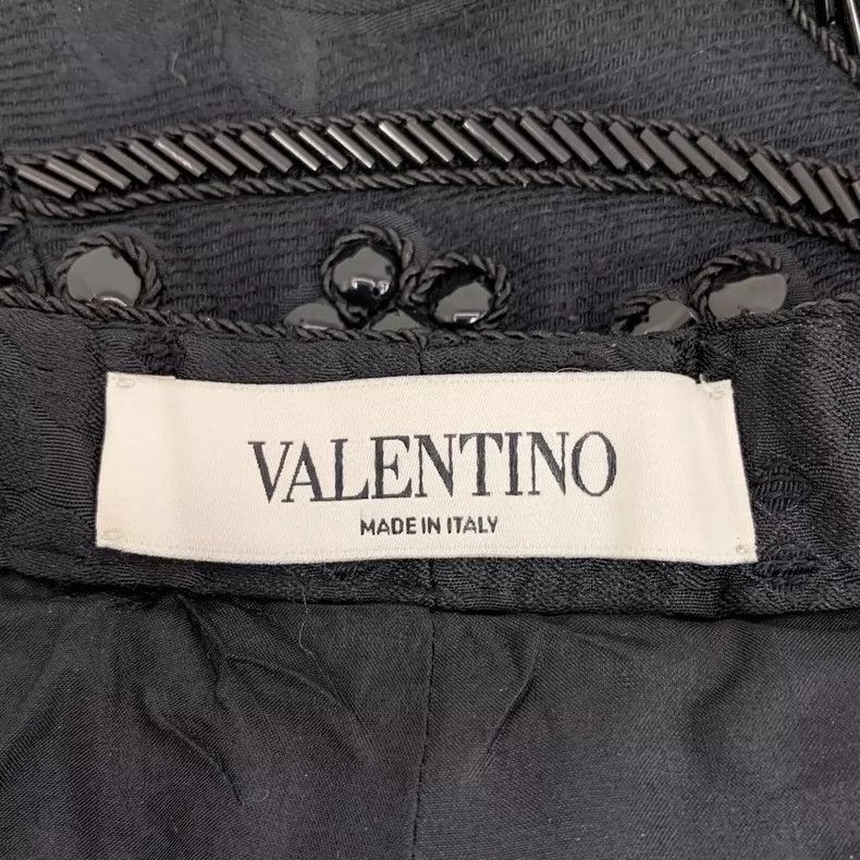 Valentino Valentino Black Floral Embellished Casual Shorts Size US 40 / EU 56 - 5 Thumbnail