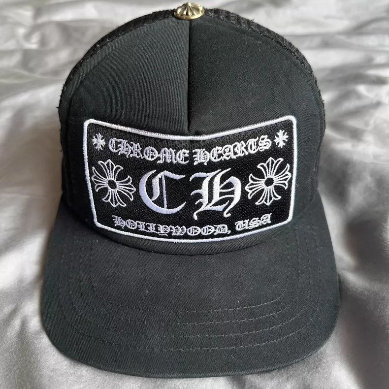 Chrome Hearts CHROME HEARTS Trucker Hat with Embroidery Size ONE SIZE - 2 Thumbnail