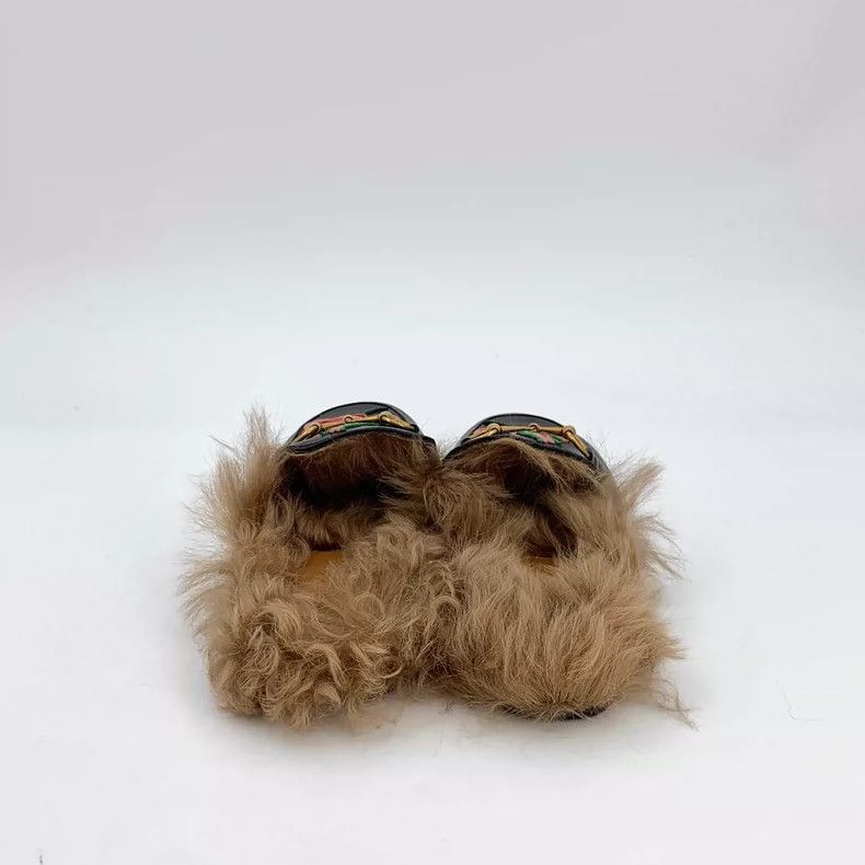 Gucci Gucci Black Rose Embroidered Leather Slippers Size US 6 / EU 39 - 4 Thumbnail
