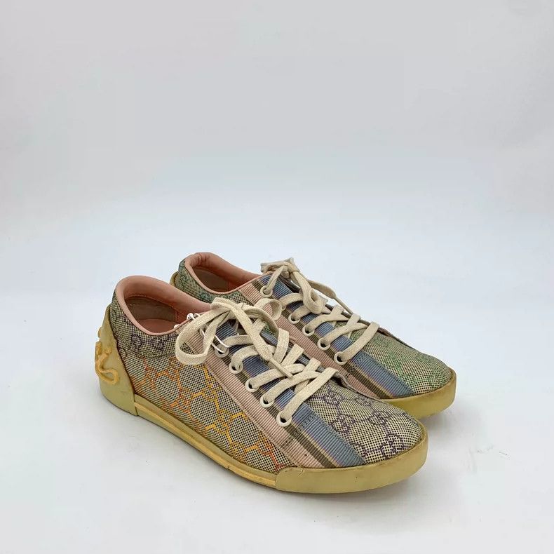 Gucci Gucci Casual Logo Sneakers Size 35.5 Size US 5.5 / EU 38 - 2 Thumbnail