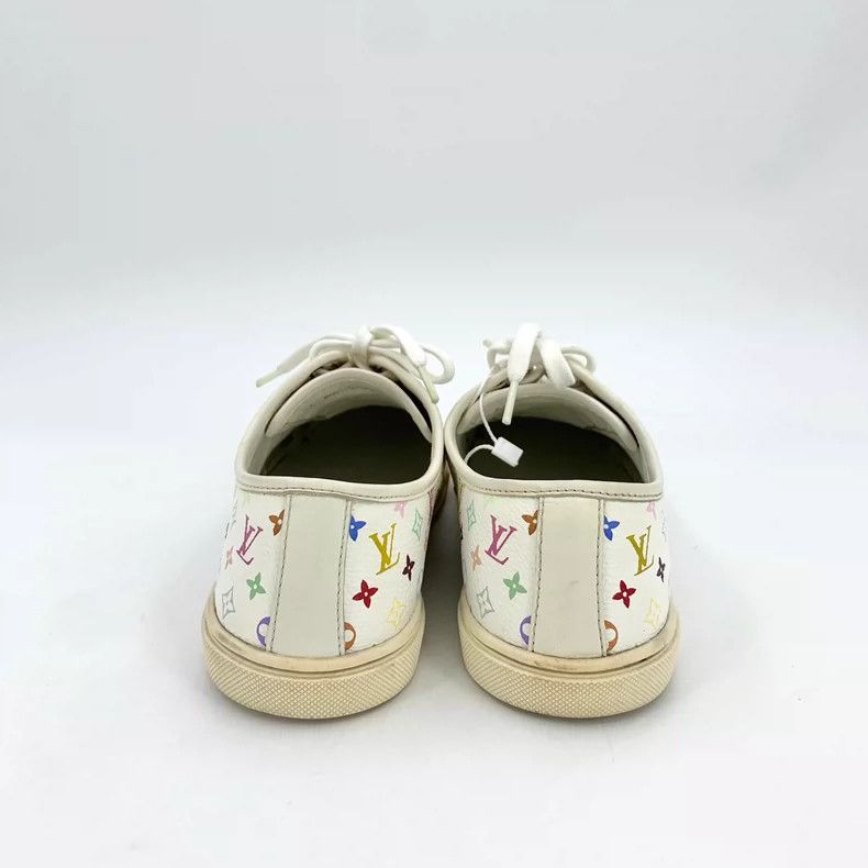 Louis Vuitton Louis Vuitton Beige Logo Casual Sneakers Size US 5.5 / EU 38 - 4 Thumbnail