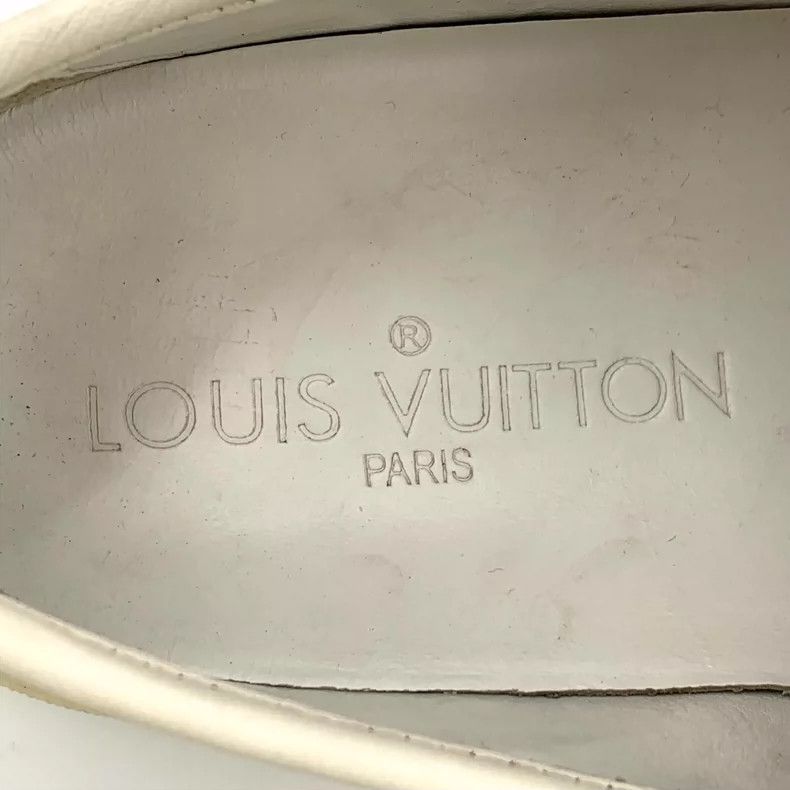 Louis Vuitton Louis Vuitton Beige Logo Casual Sneakers Size US 5.5 / EU 38 - 7 Thumbnail