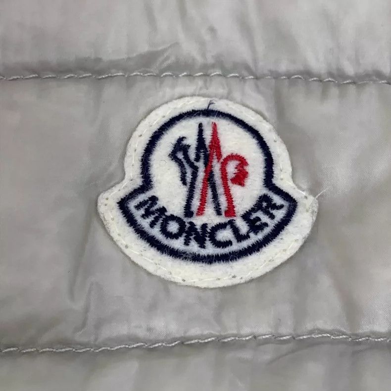Moncler Moncler Beige Sleeveless Down Vest with Logo Size US XS / EU 42 / 0 - 5 Thumbnail