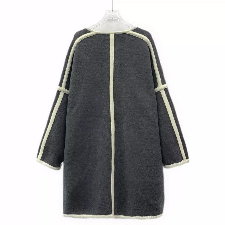 Chloe Gray Wool Long Sleeve Cape Coat XS Size US XS / EU 42 / 0 - 2 Thumbnail
