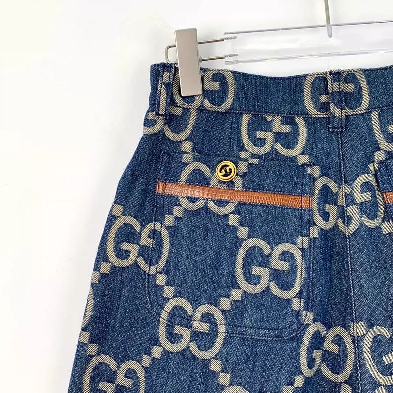 Gucci Gucci Blue Logo Print Casual Shorts Size US 40 / EU 56 - 5 Thumbnail