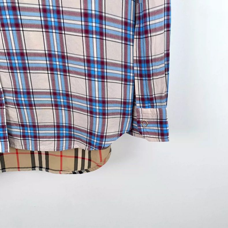 Burberry Burberry Colorful Checked Long Sleeve Shirt Size US S / EU 44-46 / 1 - 4 Thumbnail