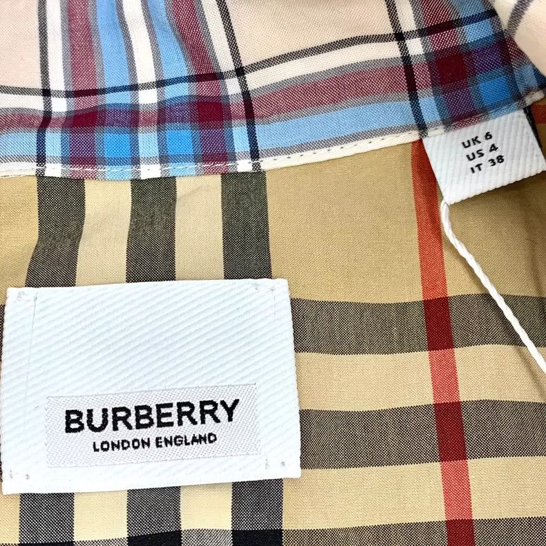 Burberry Burberry Colorful Checked Long Sleeve Shirt Size US S / EU 44-46 / 1 - 5 Thumbnail