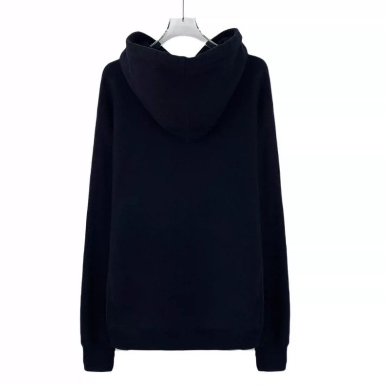 Gucci Gucci Black Letter Print Hooded Sweatshirt Size US M / EU 48-50 / 2 - 2 Thumbnail