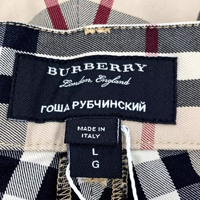 Burberry Burberry x Gosha Rubchinskiy Brown Plaid Shorts Size US 32 / EU 48 - 6 Thumbnail
