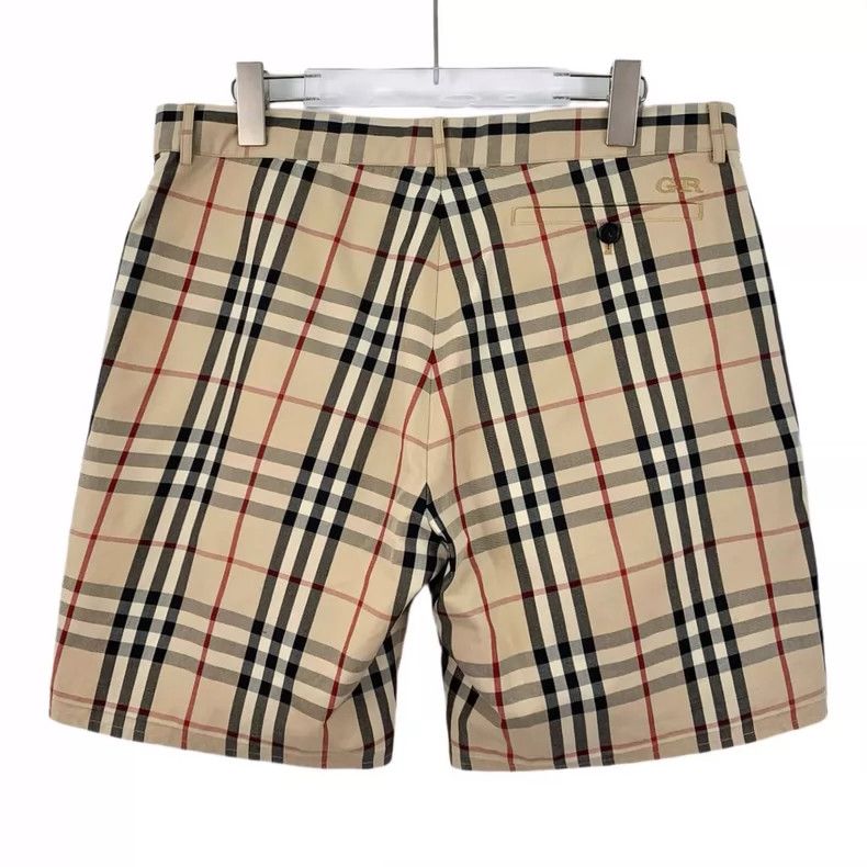 Burberry Burberry x Gosha Rubchinskiy Brown Plaid Shorts Size US 32 / EU 48 - 2 Thumbnail