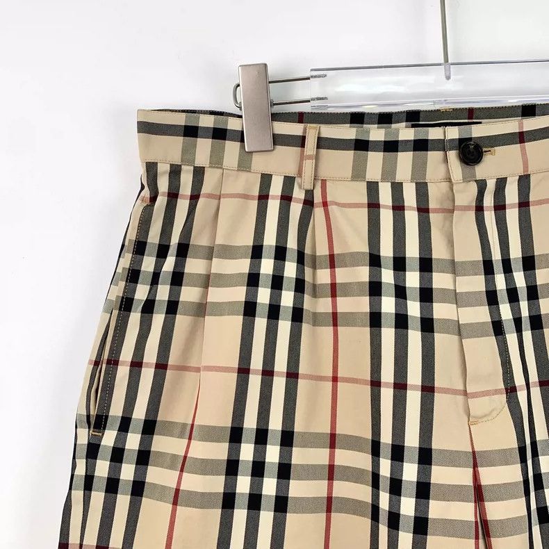 Burberry Burberry x Gosha Rubchinskiy Brown Plaid Shorts Size US 32 / EU 48 - 3 Thumbnail