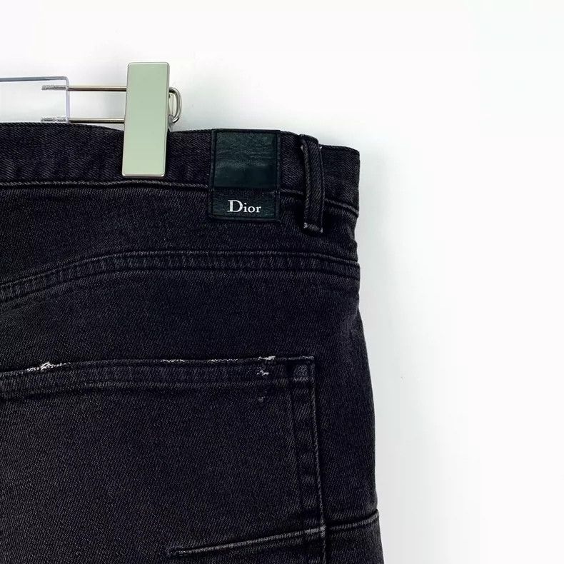 Dior Dior Distressed Black Gray Casual Jeans Size US 34 / EU 50 - 5 Thumbnail
