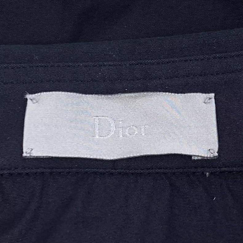 Dior Black Cotton Long Sleeve Shirt with Embroidery Size US L / EU 52-54 / 3 - 5 Thumbnail