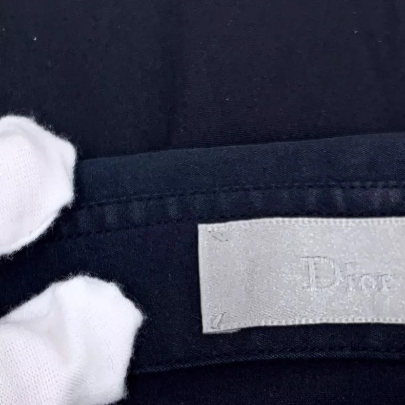 Dior Dior Black Logo Long Sleeve Cotton Shirt Size US M / EU 48-50 / 2 - 8 Thumbnail