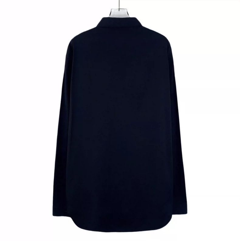Dior Dior Black Logo Long Sleeve Cotton Shirt Size US M / EU 48-50 / 2 - 2 Thumbnail