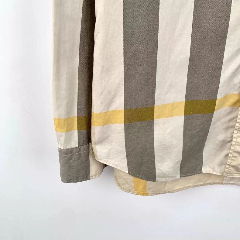 Burberry Burberry Colorful Check Cotton Long Sleeve Shirt Size US M / EU 48-50 / 2 - 4 Thumbnail