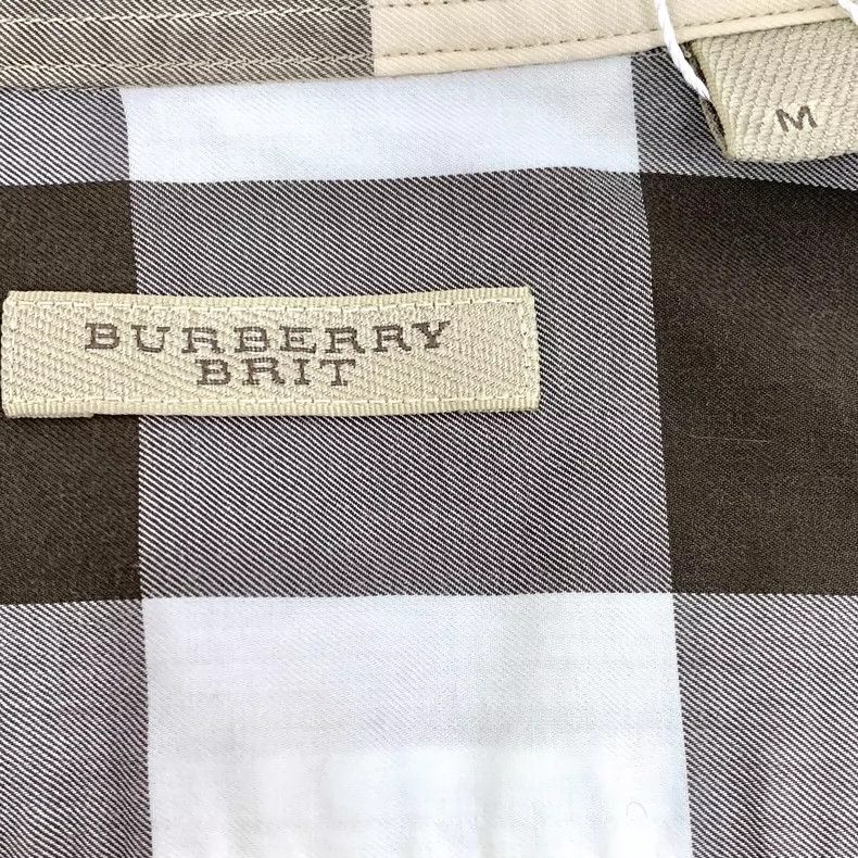Burberry Burberry Colorful Check Cotton Long Sleeve Shirt Size US M / EU 48-50 / 2 - 5 Thumbnail