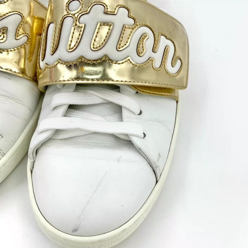 Louis Vuitton Louis Vuitton White Casual Sneakers with Straps Size US 6 / EU 39 - 8 Thumbnail