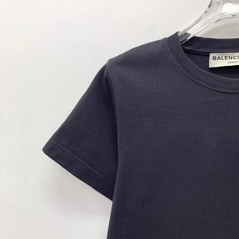 Balenciaga Balenciaga Black Cotton Short Sleeve T-Shirt Size US L / EU 52-54 / 3 - 3 Thumbnail