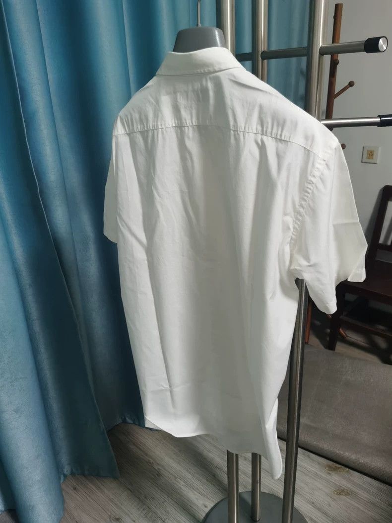 Burberry Burberry Classic White Short Sleeve Shirt Size US L / EU 52-54 / 3 - 2 Thumbnail