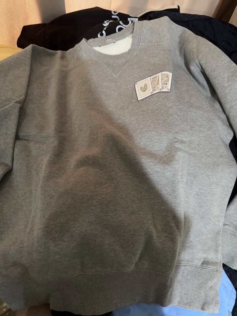 Dior Dior Gray Sweatshirt Unisex Size XL Size US XL / EU 56 / 4 - 2 Thumbnail