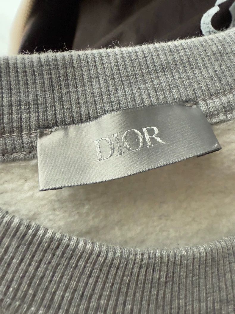 Dior Dior Gray Sweatshirt Unisex Size XL Size US XL / EU 56 / 4 - 4 Thumbnail