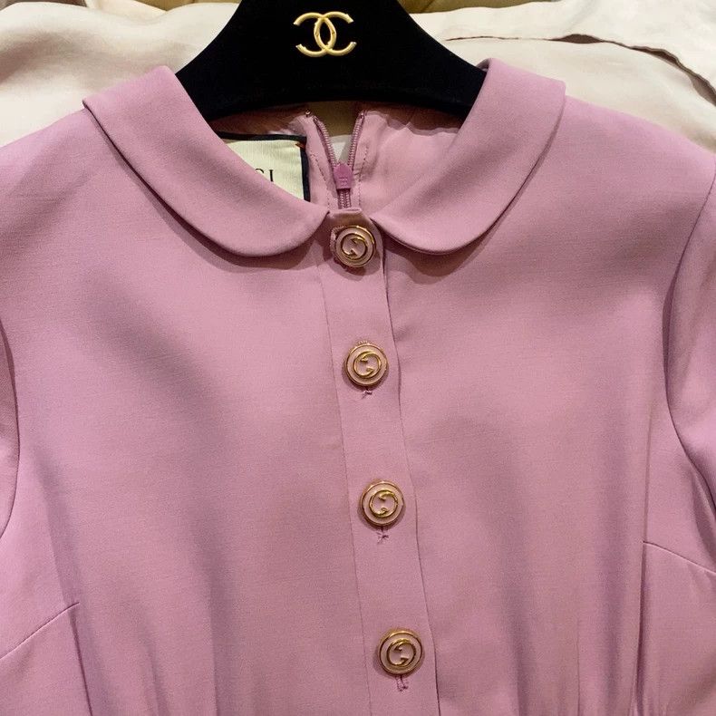 Gucci Gucci Pink Classic Dress Size 38 Size US 38 / EU 54 - 3 Thumbnail