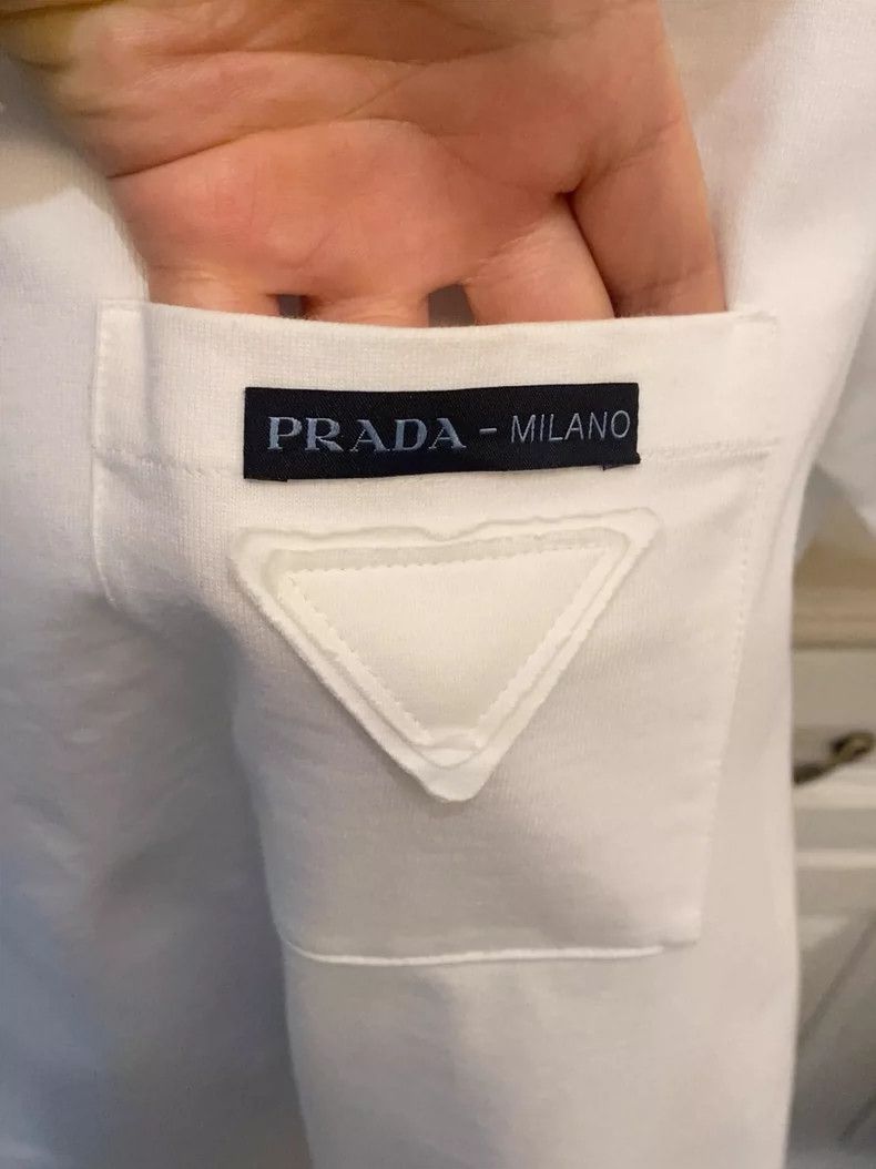 Prada Prada Classic A-Line Dress with Bow Size US 40 / EU 56 - 3 Thumbnail