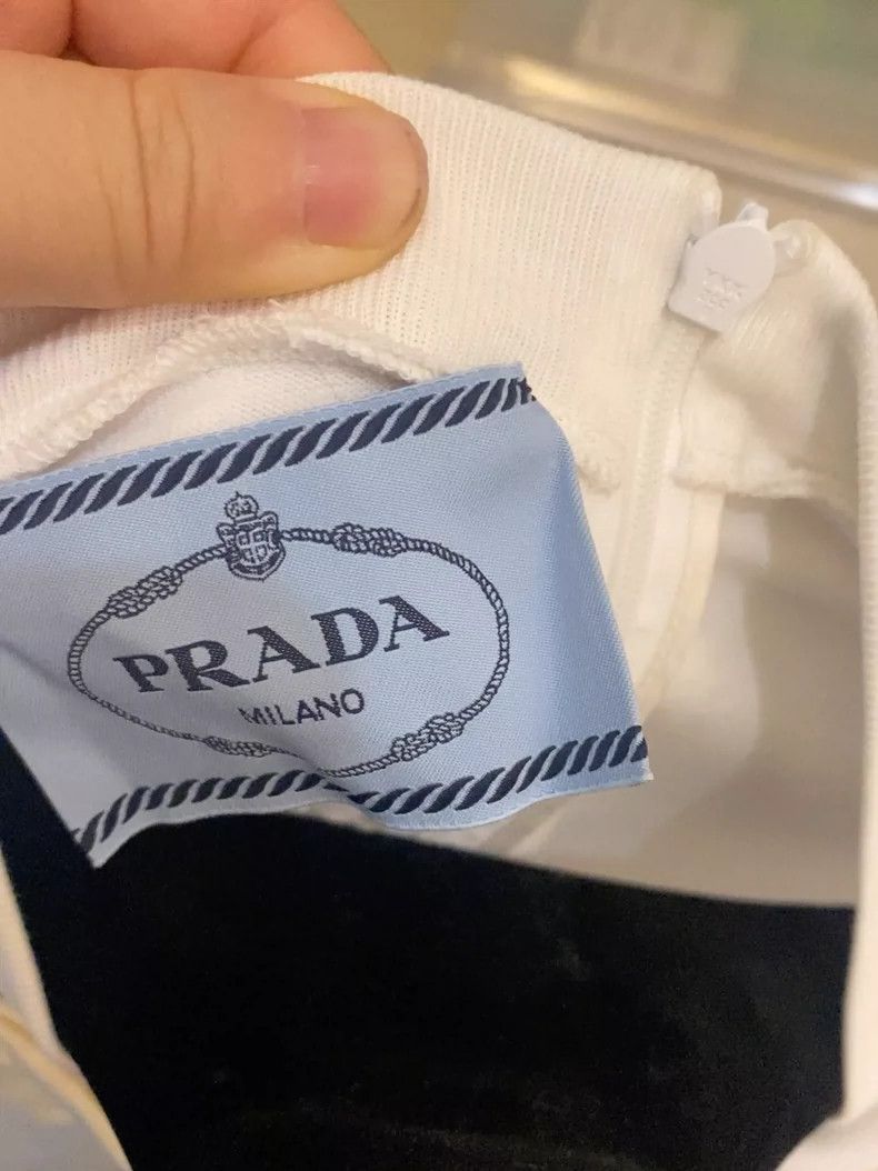 Prada Prada Classic A-Line Dress with Bow Size US 40 / EU 56 - 4 Thumbnail