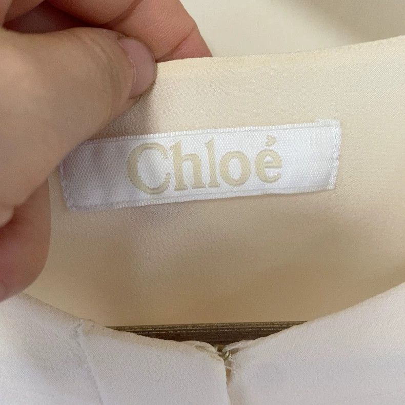 Chloe Chloe Silk Shirt in Excellent Condition Size US S / EU 44-46 / 1 - 2 Thumbnail