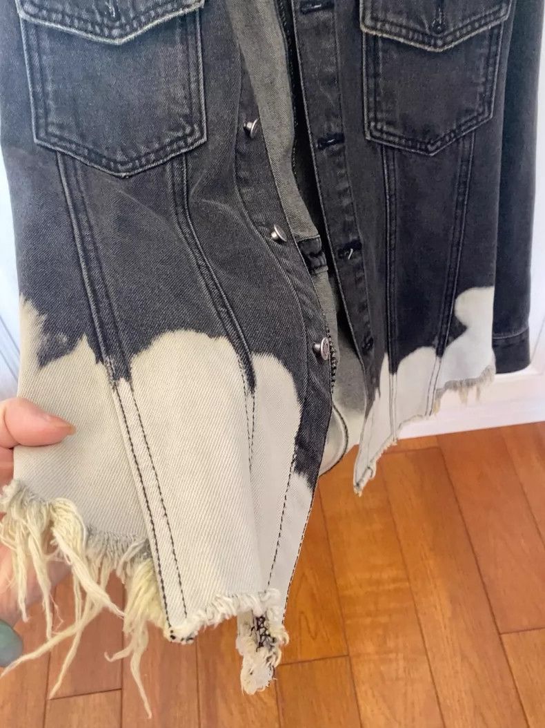 Kapital Stylish SJYP Denim Jacket with Unique Design Size US L / EU 52-54 / 3 - 3 Thumbnail