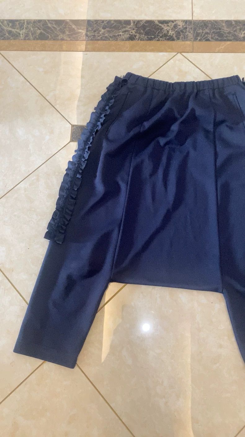 Comme des Garcons Stylish Navy Blue Pants with Elastic Waist Size US 28 / EU 44 - 6 Thumbnail