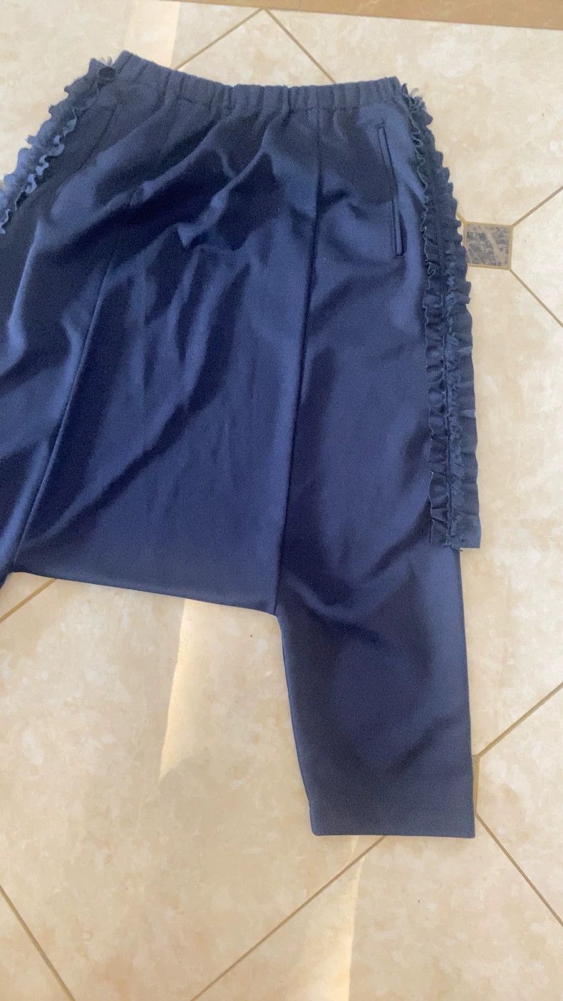 Comme des Garcons Stylish Navy Blue Pants with Elastic Waist Size US 28 / EU 44 - 7 Thumbnail