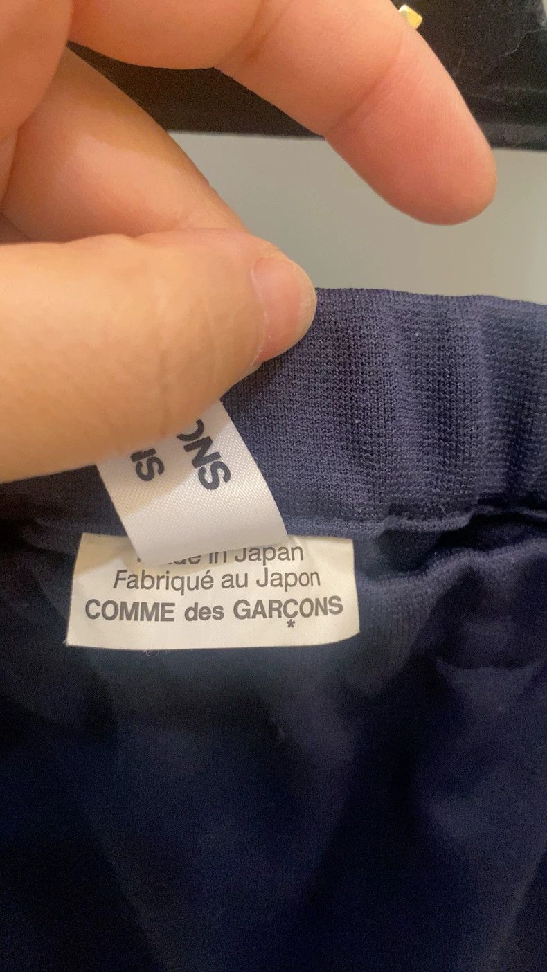 Comme des Garcons Stylish Navy Blue Pants with Elastic Waist Size US 28 / EU 44 - 3 Thumbnail