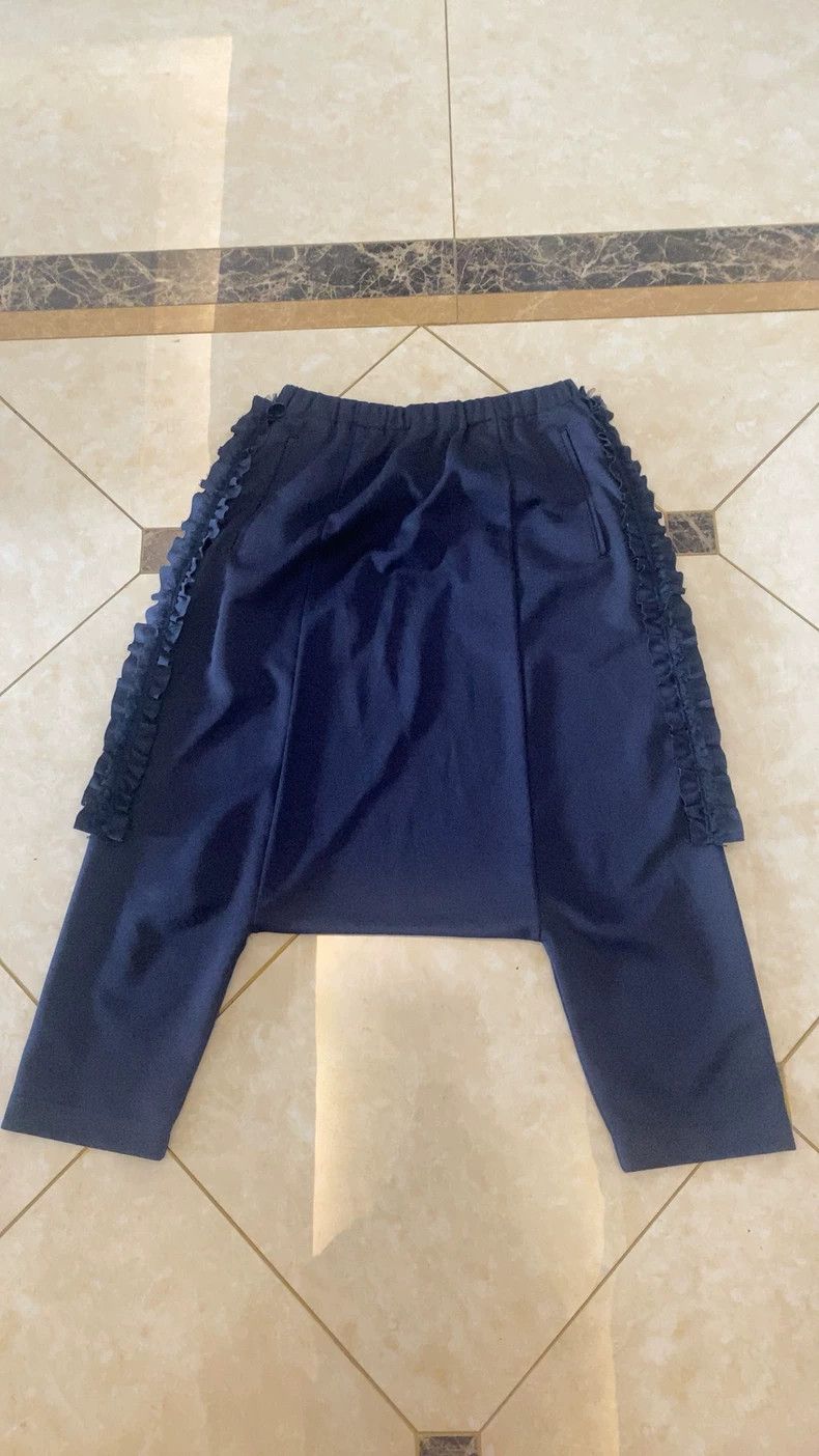 Comme des Garcons Stylish Navy Blue Pants with Elastic Waist Size US 28 / EU 44 - 5 Thumbnail