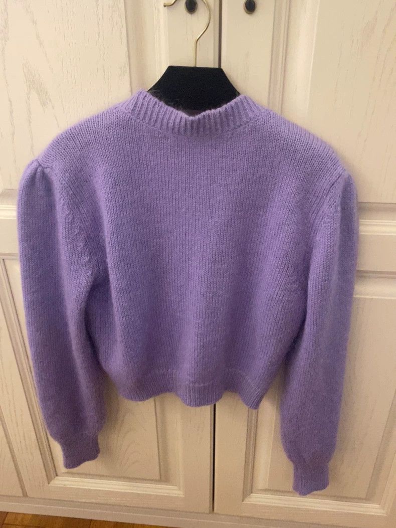 Moncler Purple Soft Cardigan with Cat Design Size US M / EU 48-50 / 2 - 5 Thumbnail