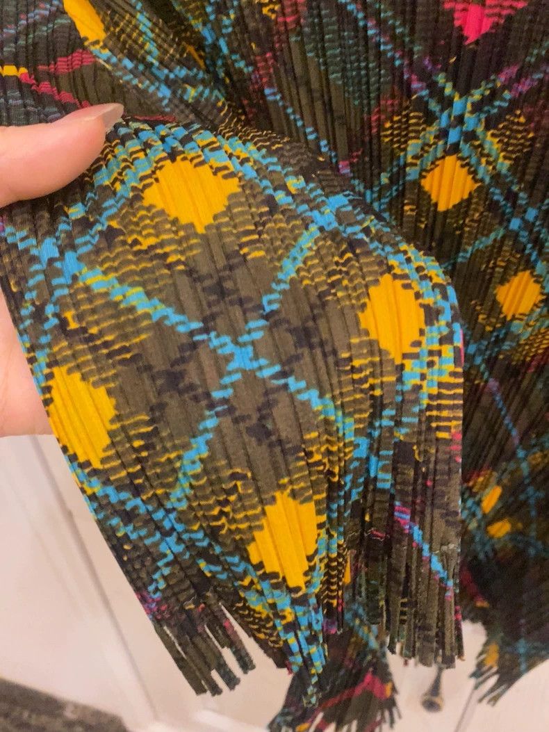 Issey Miyake Classic Checkered Top in Beautiful Colors Size US L / EU 52-54 / 3 - 5 Thumbnail