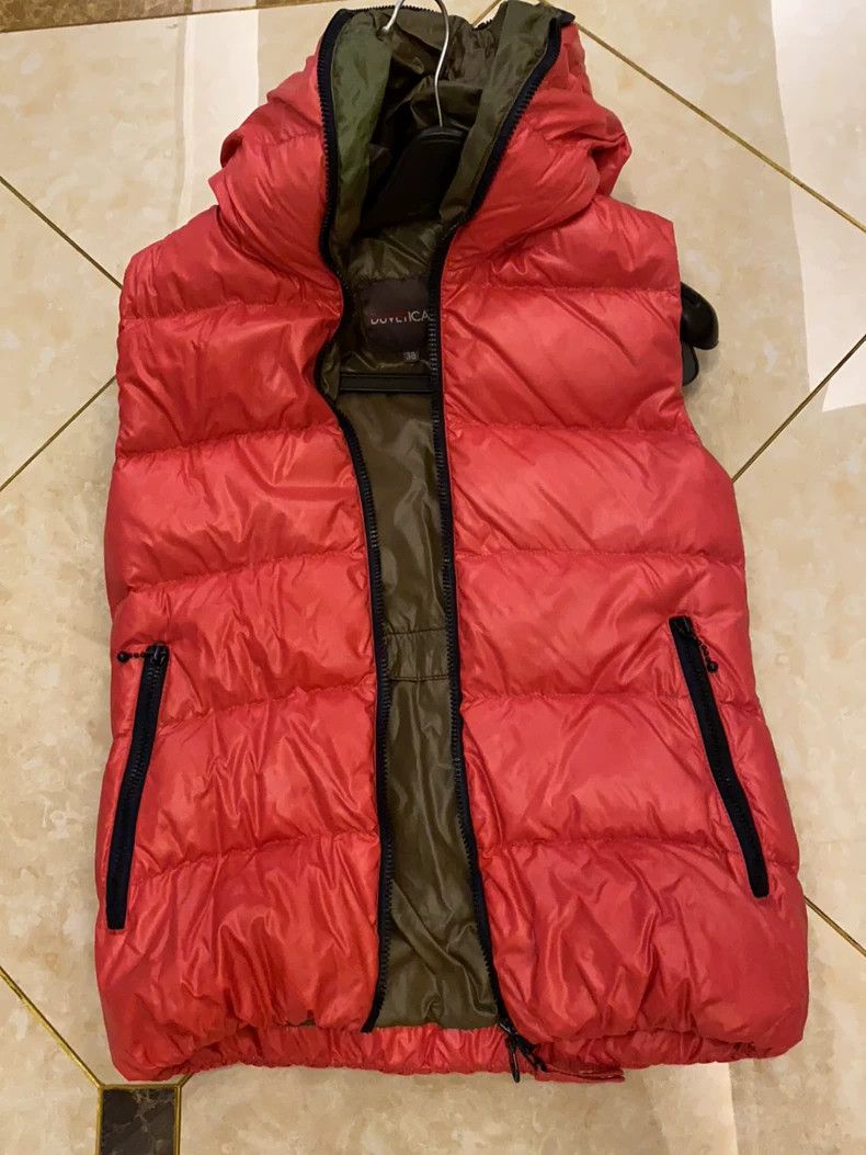 Moncler Duvetica Red Puffer Vest Size 38 Size US S / EU 44-46 / 1 - 3 Thumbnail