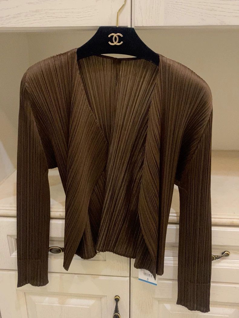 Issey Miyake New Elegant Long Cardigan in Beautiful Color Size US M / EU 48-50 / 2 - 8 Thumbnail