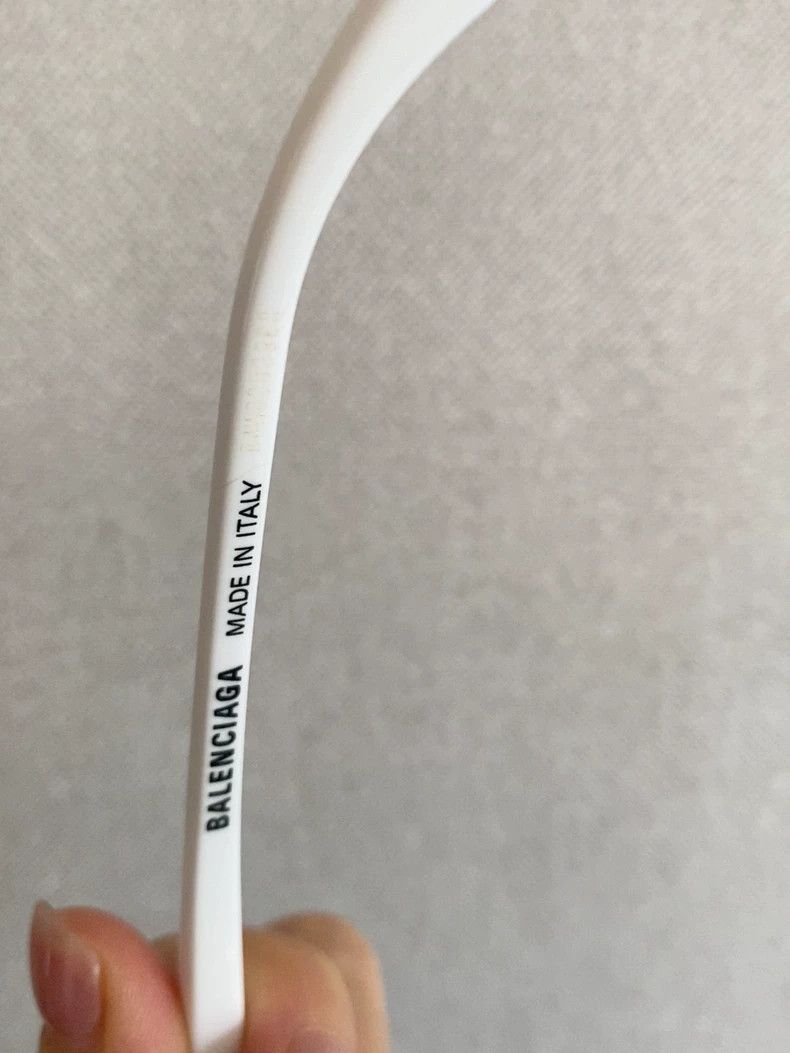 Balenciaga Balenciaga Classic White Sunglasses Size ONE SIZE - 2 Thumbnail