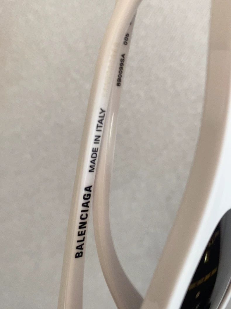Balenciaga Balenciaga Classic White Sunglasses Size ONE SIZE - 5 Thumbnail