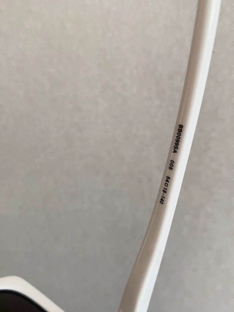 Balenciaga Balenciaga Classic White Sunglasses Size ONE SIZE - 6 Thumbnail