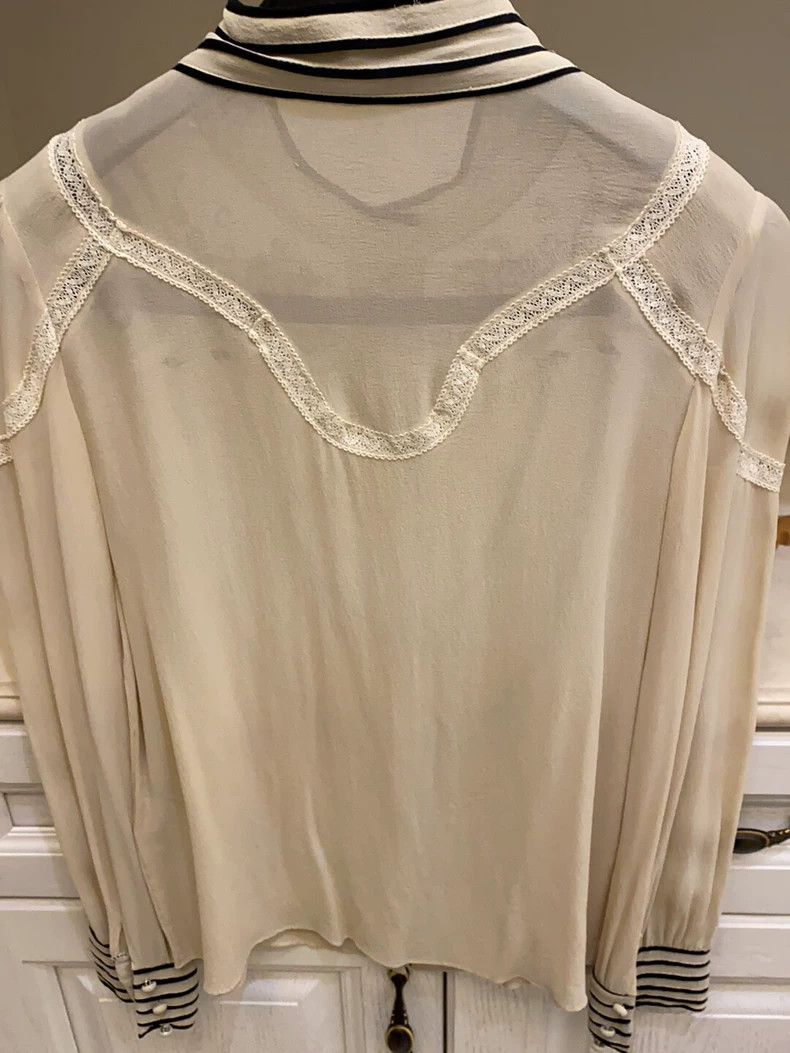 The Row Elegant Silk Shirt with Intricate Details Size US M / EU 48-50 / 2 - 7 Thumbnail