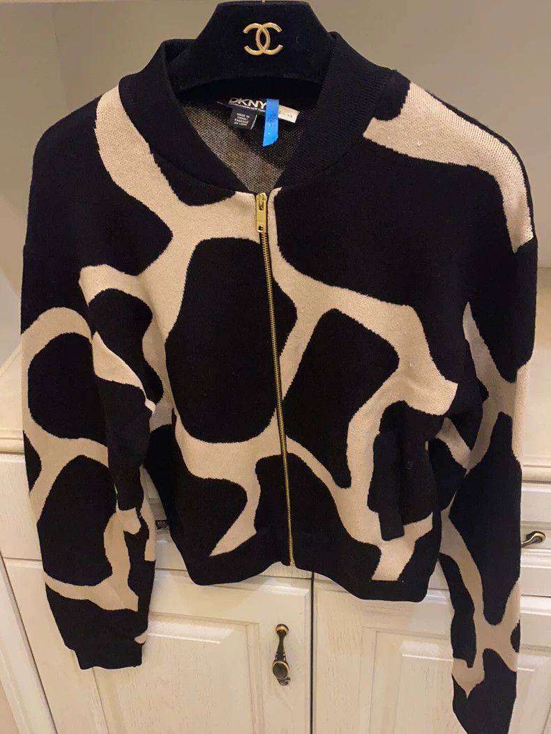 DKNY DKNY Wool Jacket with Beautiful Color Block Size US M / EU 48-50 / 2 - 6 Thumbnail