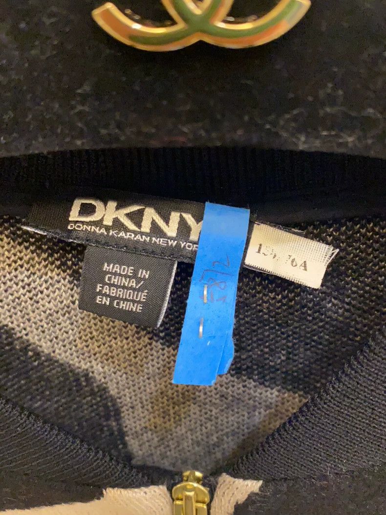 DKNY DKNY Wool Jacket with Beautiful Color Block Size US M / EU 48-50 / 2 - 3 Thumbnail