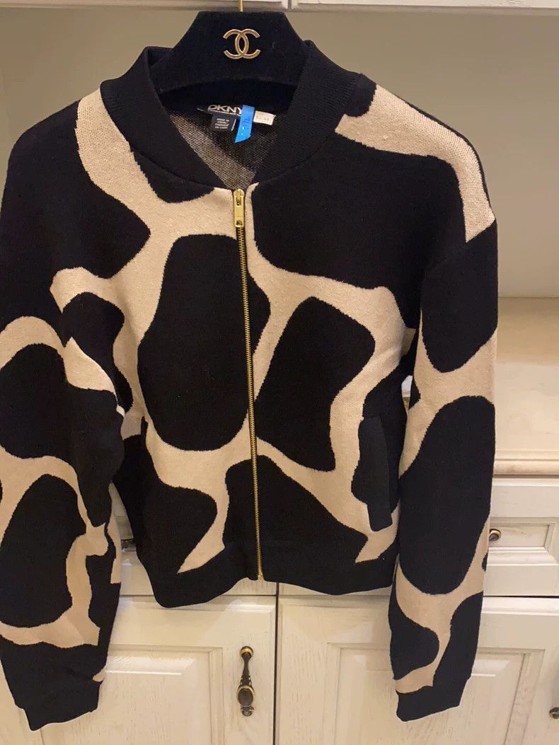 DKNY DKNY Wool Jacket with Beautiful Color Block Size US M / EU 48-50 / 2 - 2 Thumbnail