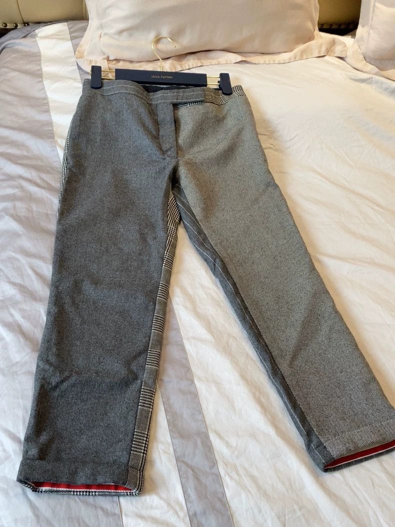 Thom Browne THOM BROWNE Color Block Wool Pants Size US 26 / EU 42 - 4 Thumbnail