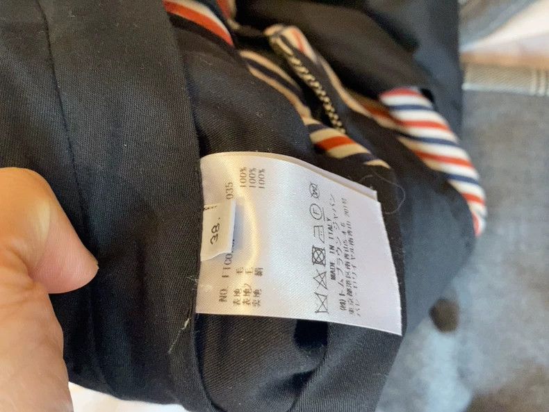 Thom Browne THOM BROWNE Color Block Wool Pants Size US 26 / EU 42 - 6 Thumbnail