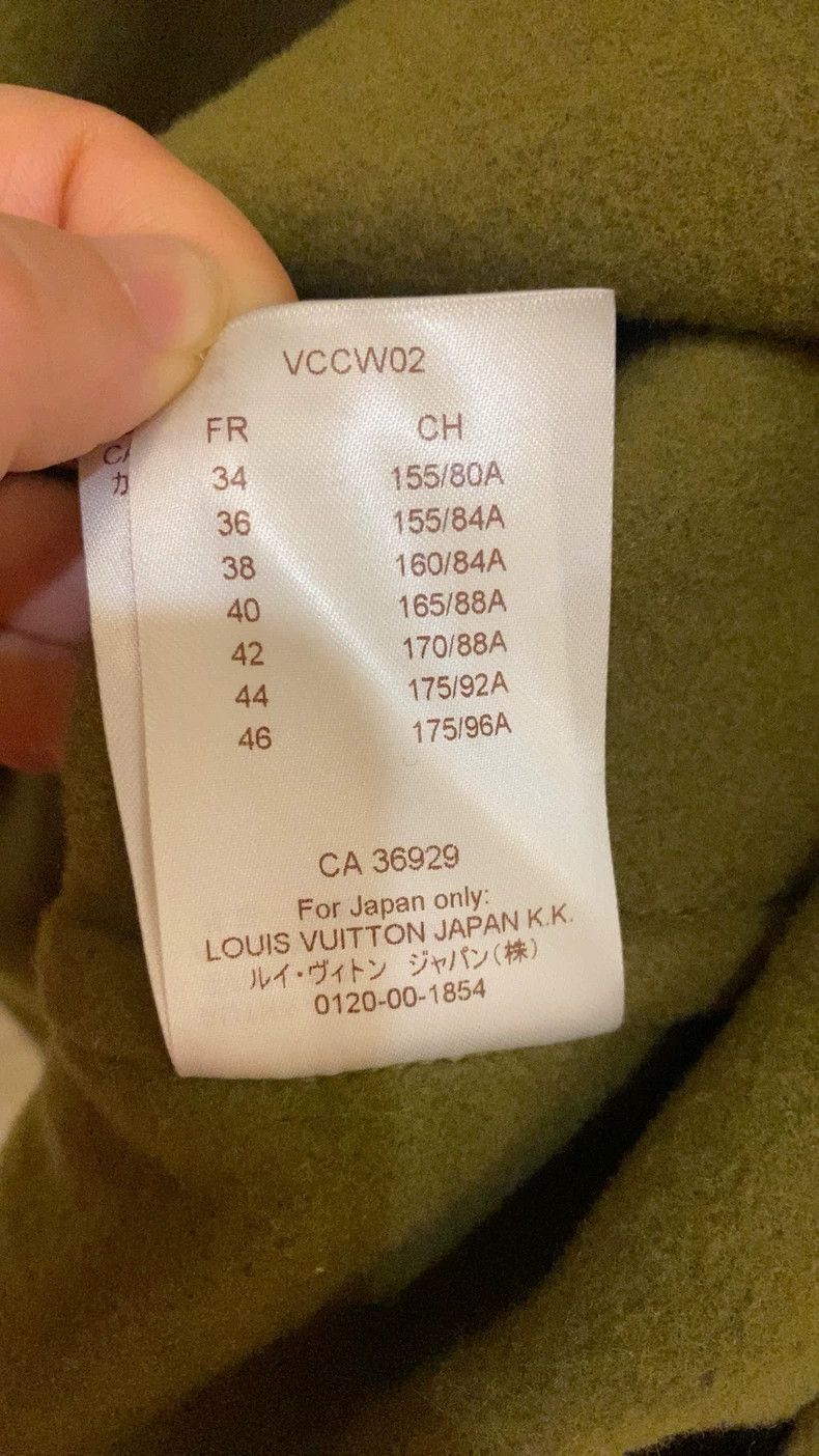 Louis Vuitton Thick Green Cashmere Coat for Sale Size US L / EU 52-54 / 3 - 8 Thumbnail